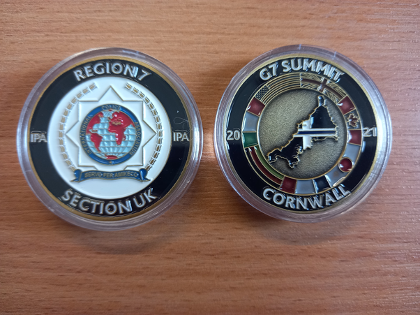 G7 Summit Cornwall Challenge Coin