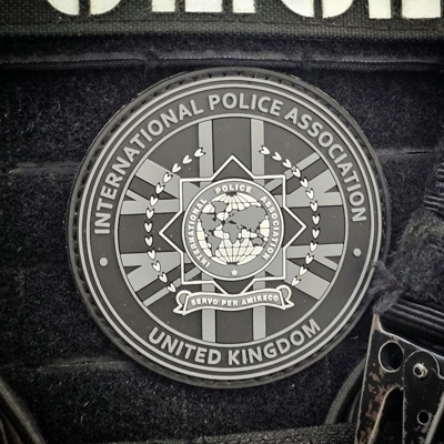 IPA round PVC Patch subdued colour
