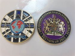 HM Queen Elizabeth II Platinum Jubilee Challenge Coin